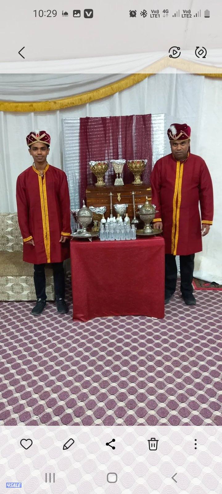 تقديم القهوة العربي والتمور4