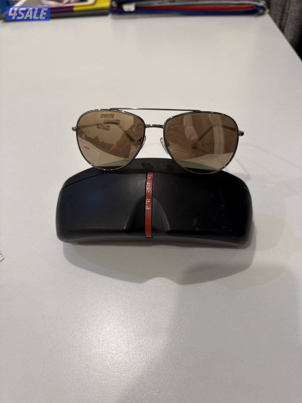 للبيع نظارة شمسية برادا اصلية رجالي استعمال خفيف جدا بحالة كالجديدة5