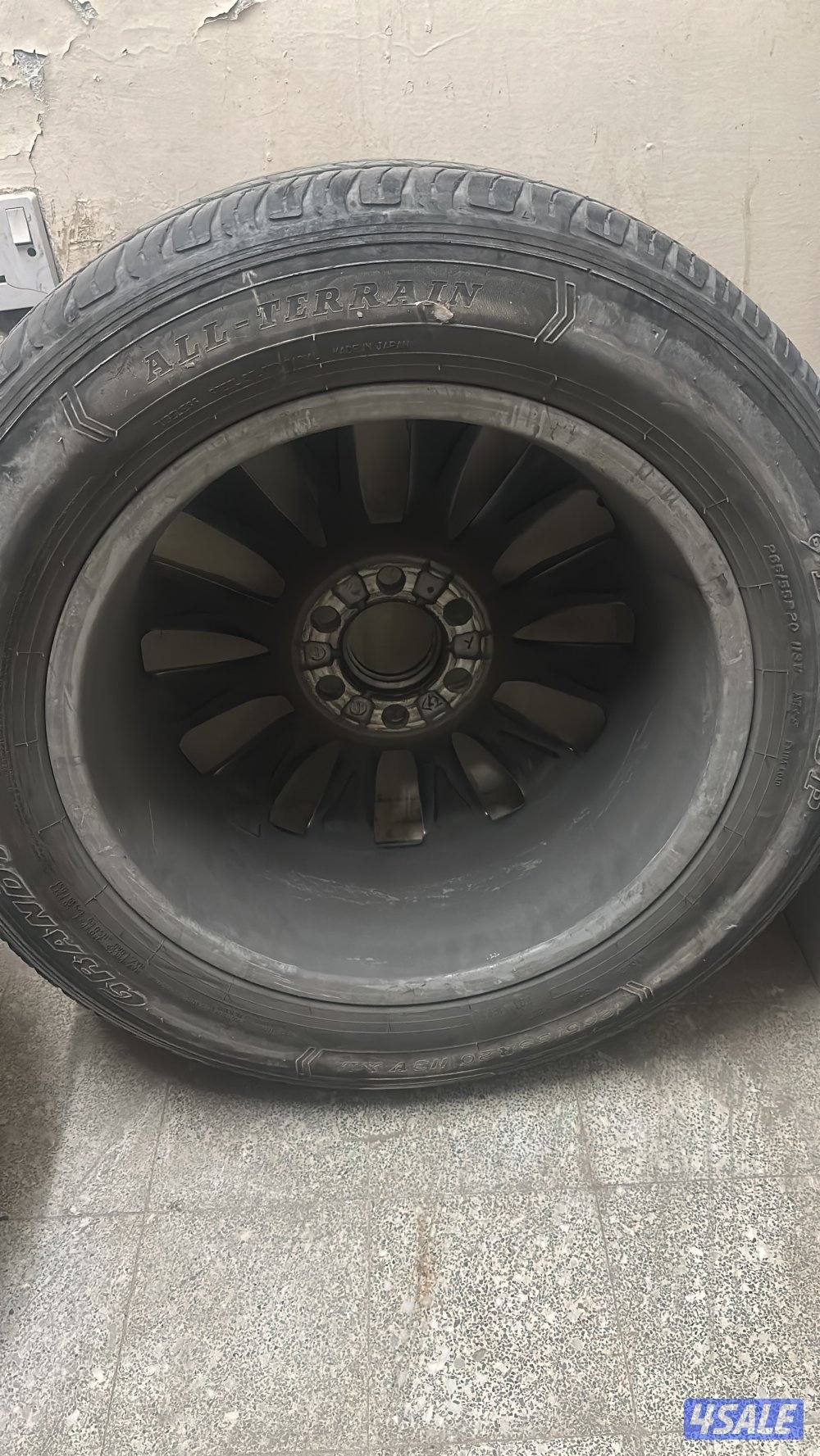 4 رنقات 4 تواير لاندكروزر  موديل  20231