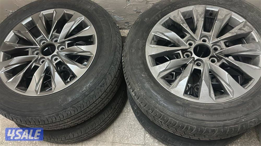 4 رنقات 4 تواير لاندكروزر  موديل  20234