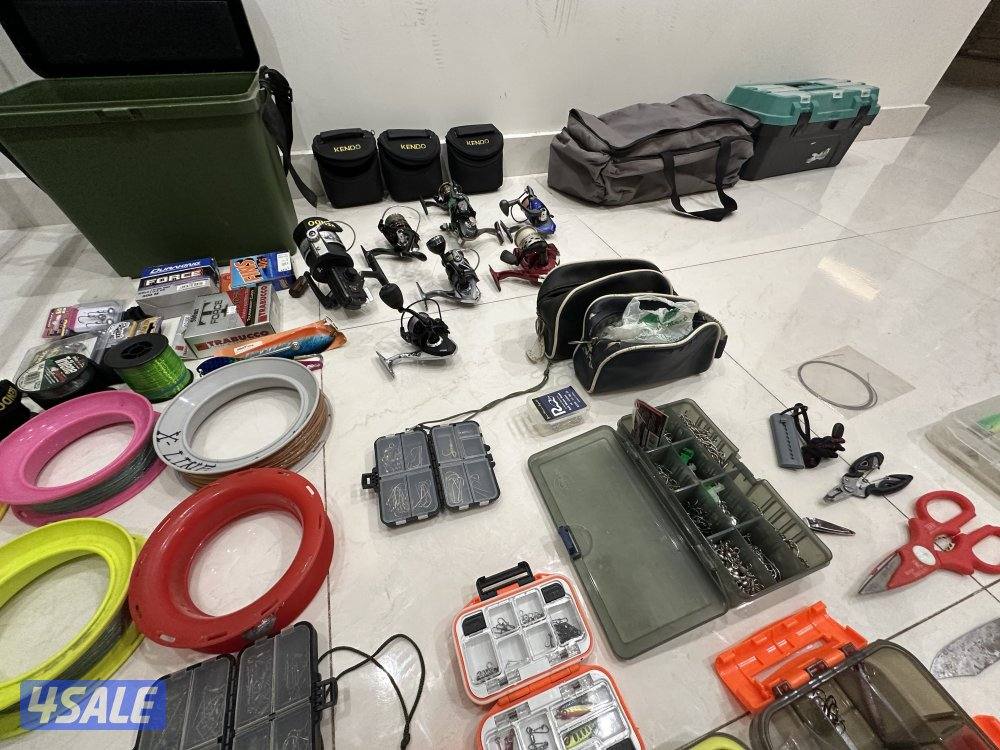 للبيع عده سنانير و بكرات لاعلى سعر0