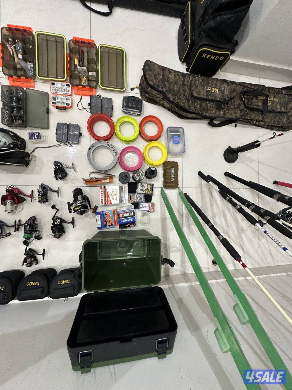 للبيع عده سنانير و بكرات لاعلى سعر2