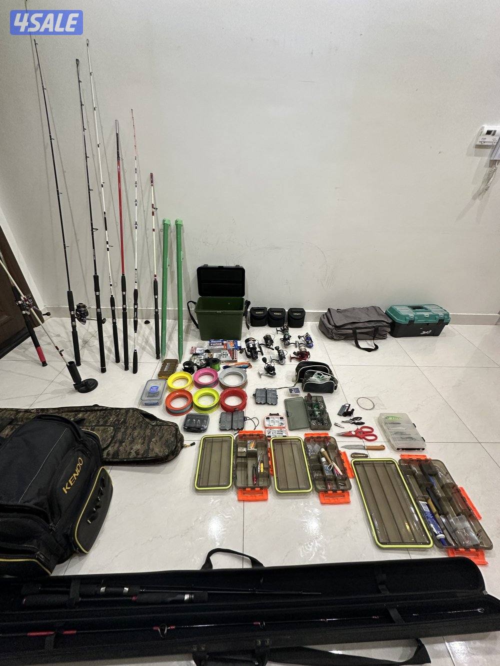 للبيع عده سنانير و بكرات لاعلى سعر4