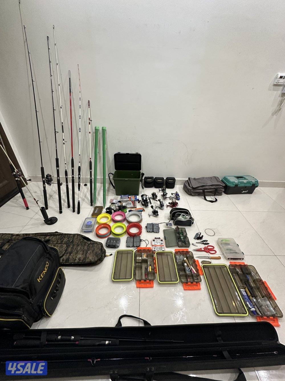 للبيع عده سنانير و بكرات لاعلى سعر5