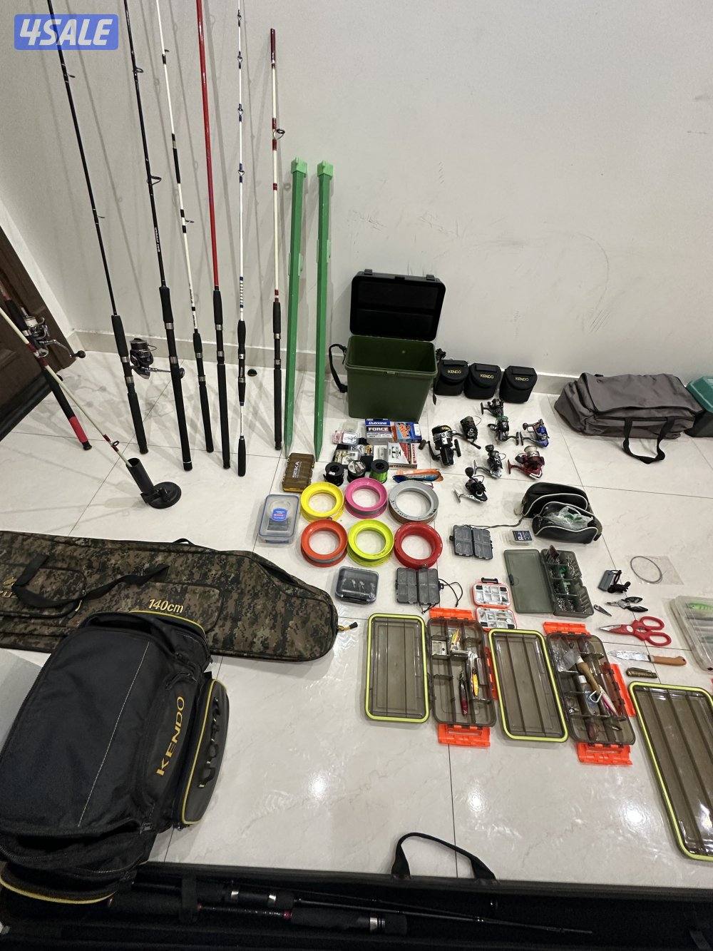 للبيع عده سنانير و بكرات لاعلى سعر6