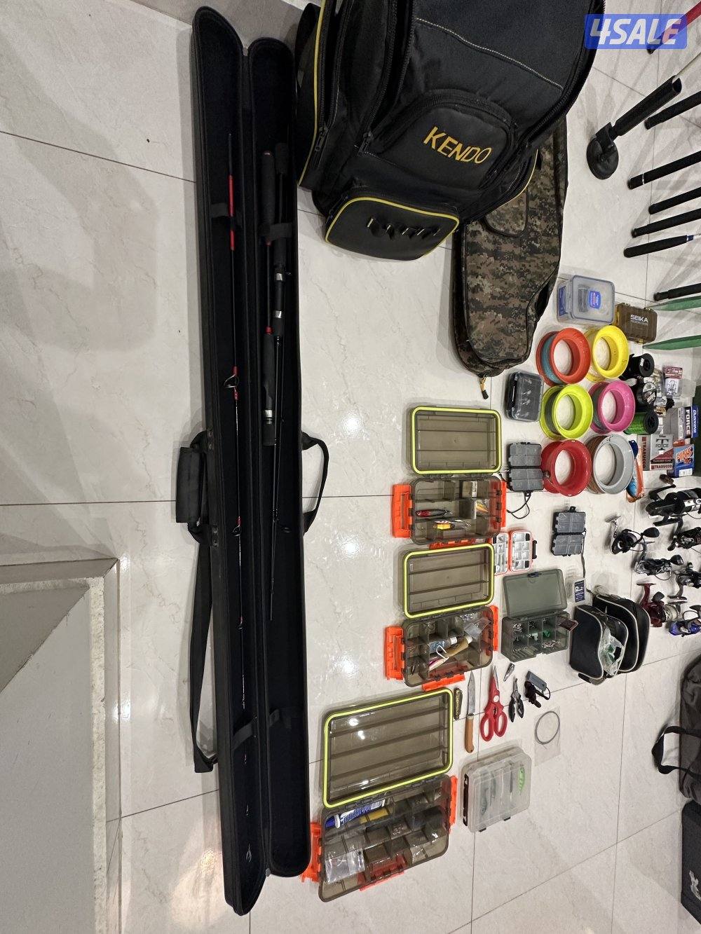 للبيع عده سنانير و بكرات لاعلى سعر8