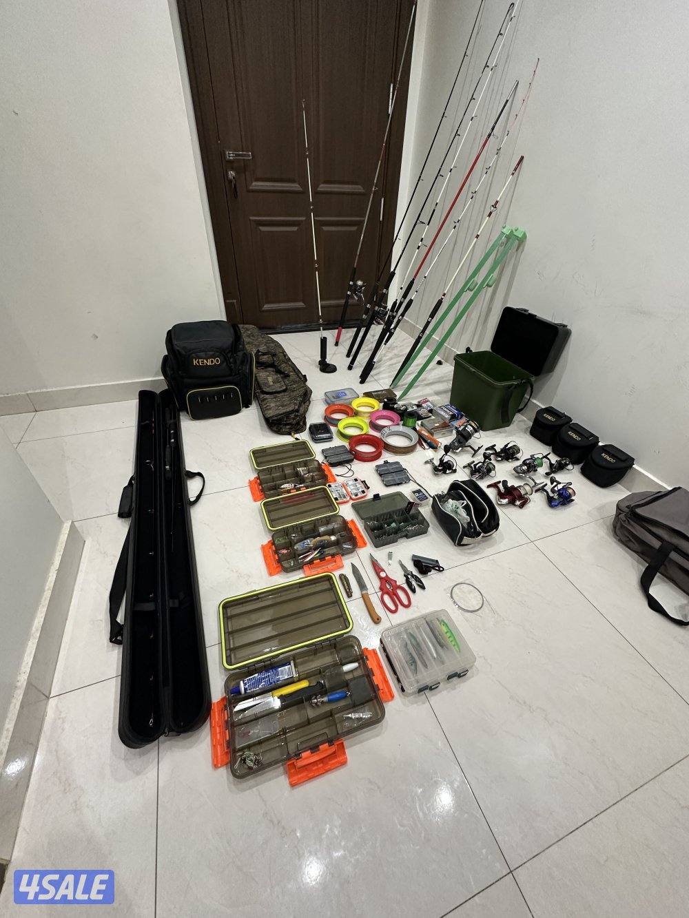 للبيع عده سنانير و بكرات لاعلى سعر9