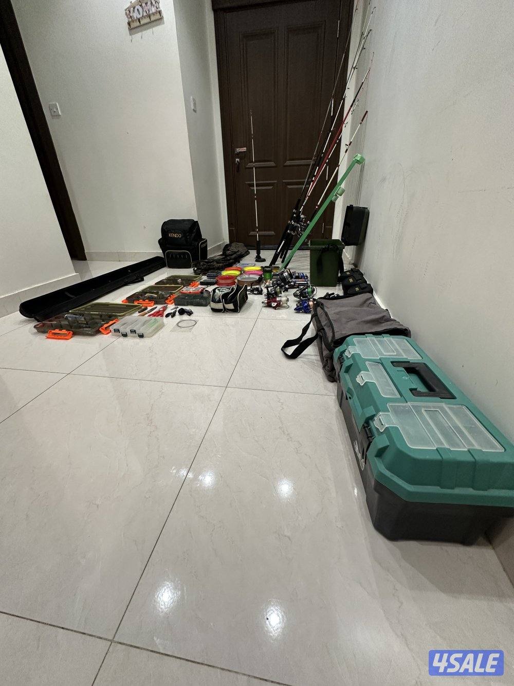 للبيع عده سنانير و بكرات لاعلى سعر12