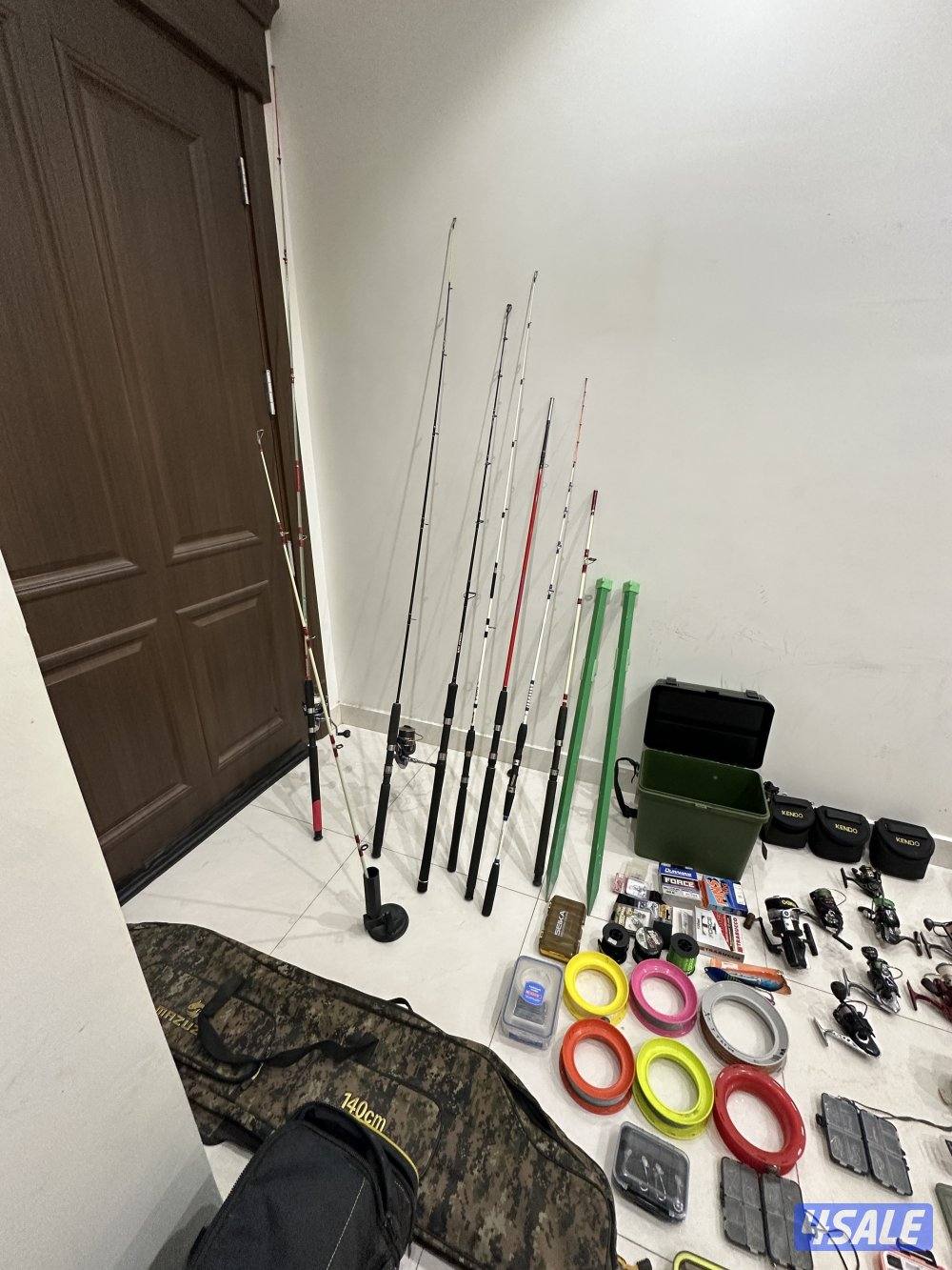 للبيع عده سنانير و بكرات لاعلى سعر13