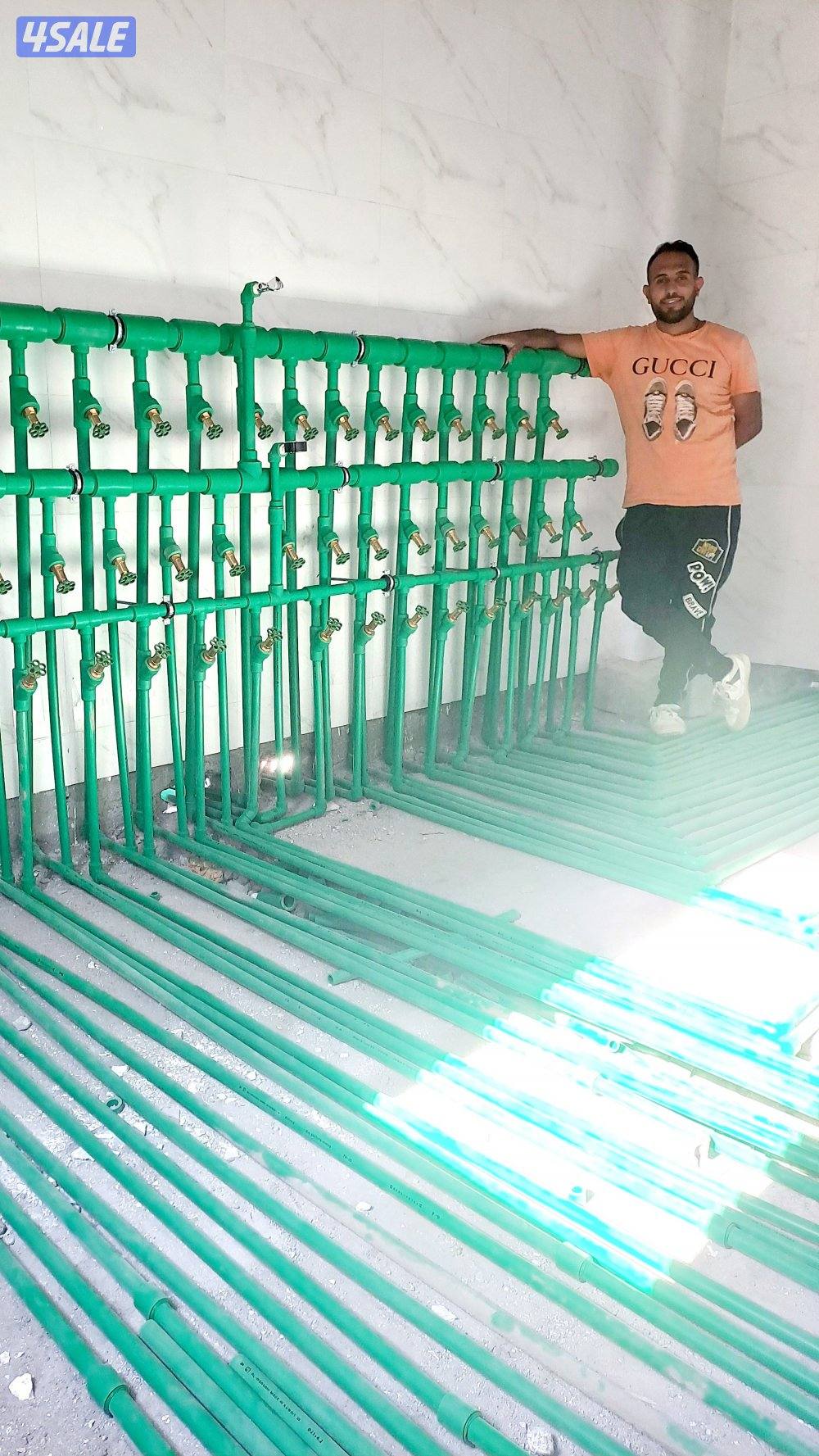 لجميع أعمال الصحي وصيانتها9