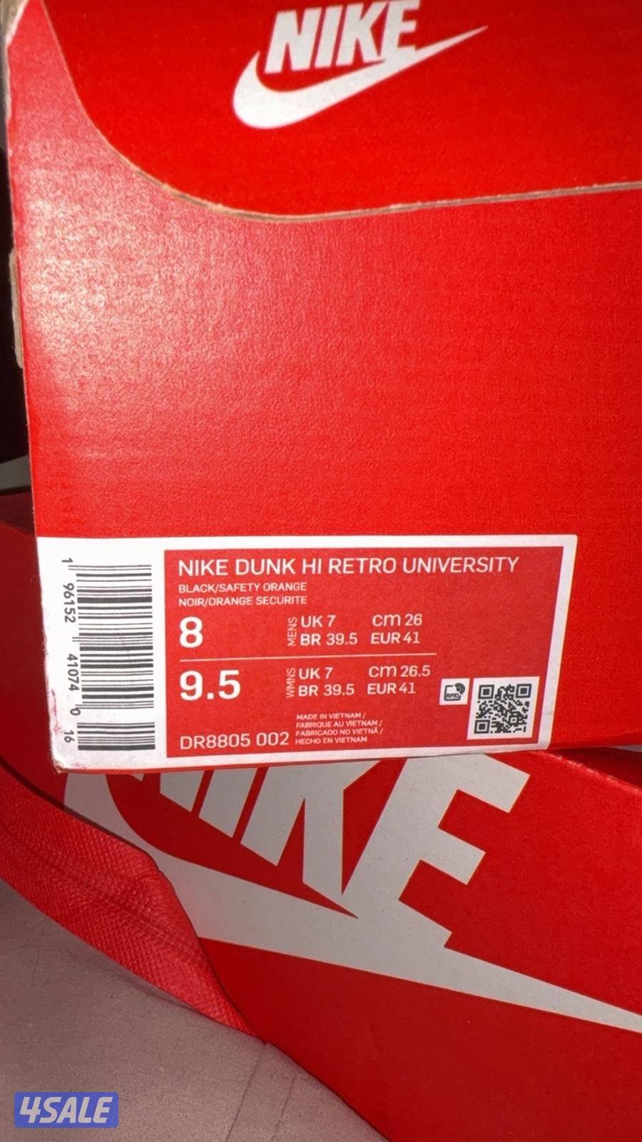 حذاء نايك اصلي جديد مومستعمل  بالبوكس مقاس 39.5 / Original unused0