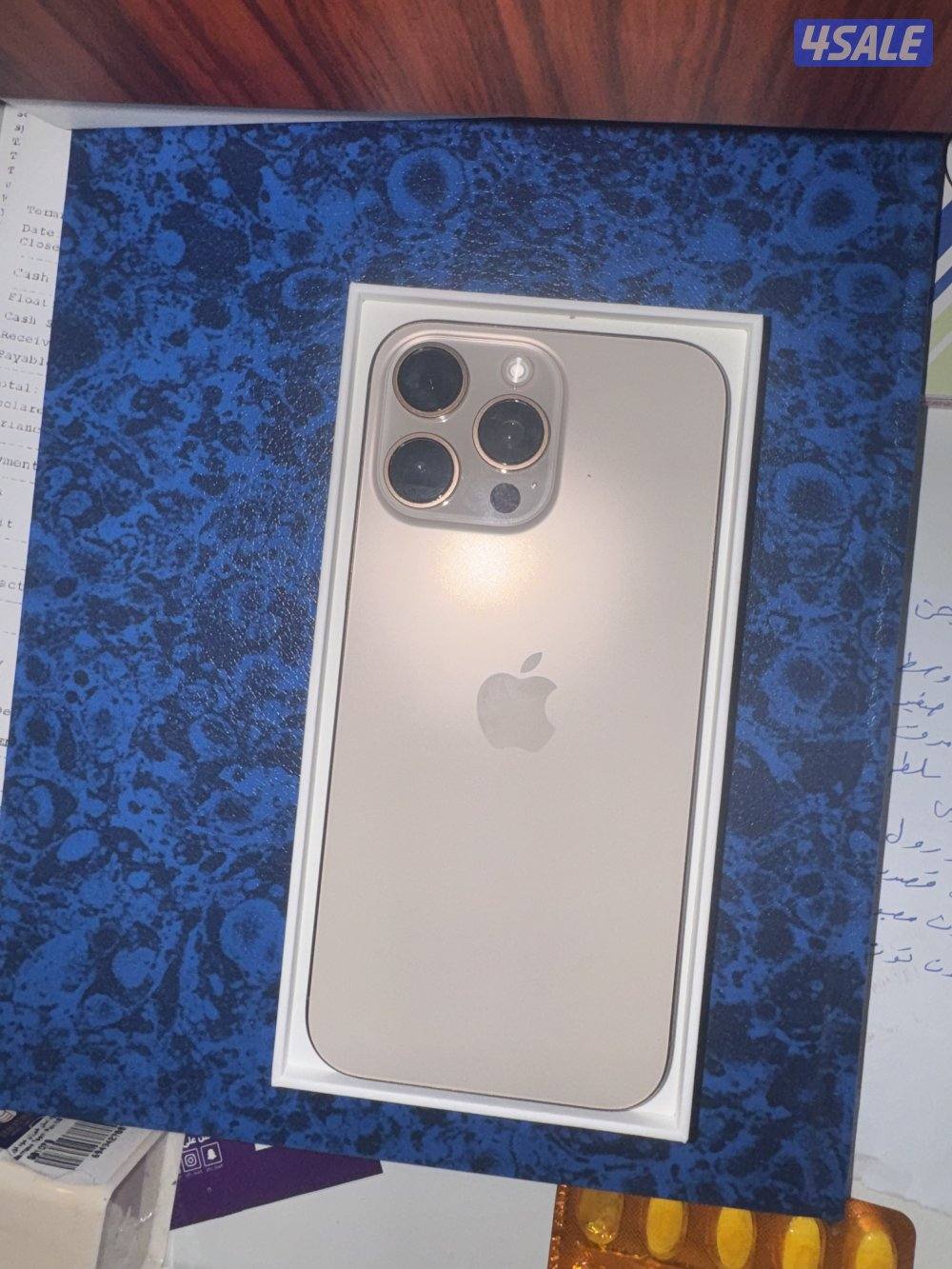 ايفون 16 برو ماكس مساحه 256 بطاريه 95 %4