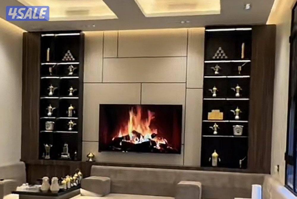 تصميم وجارات وصالات استقبال وتركيب مرايا مع الخشب باجود الاعمال1