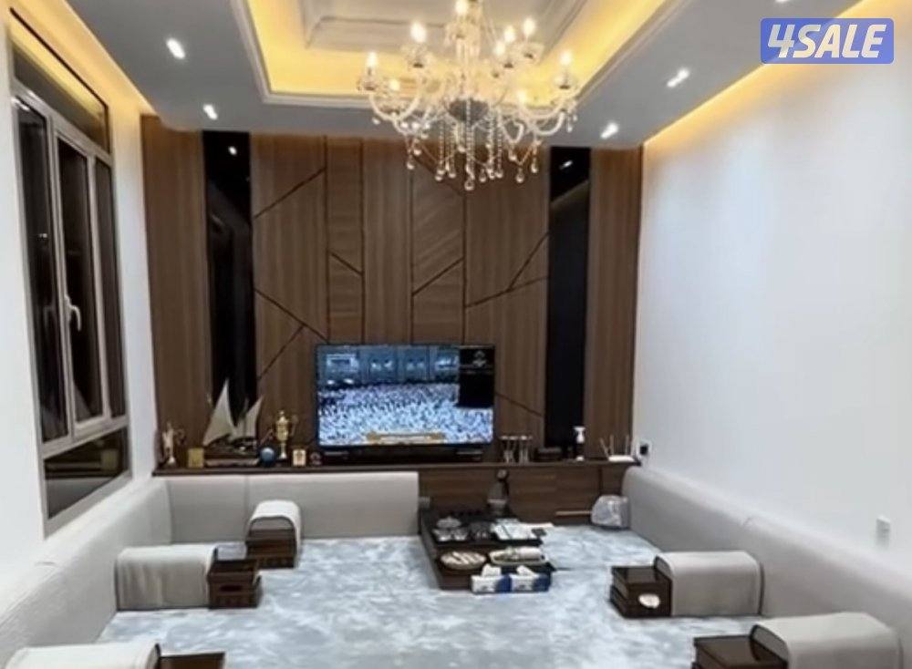 تصميم وجارات وصالات استقبال وتركيب مرايا مع الخشب باجود الاعمال8