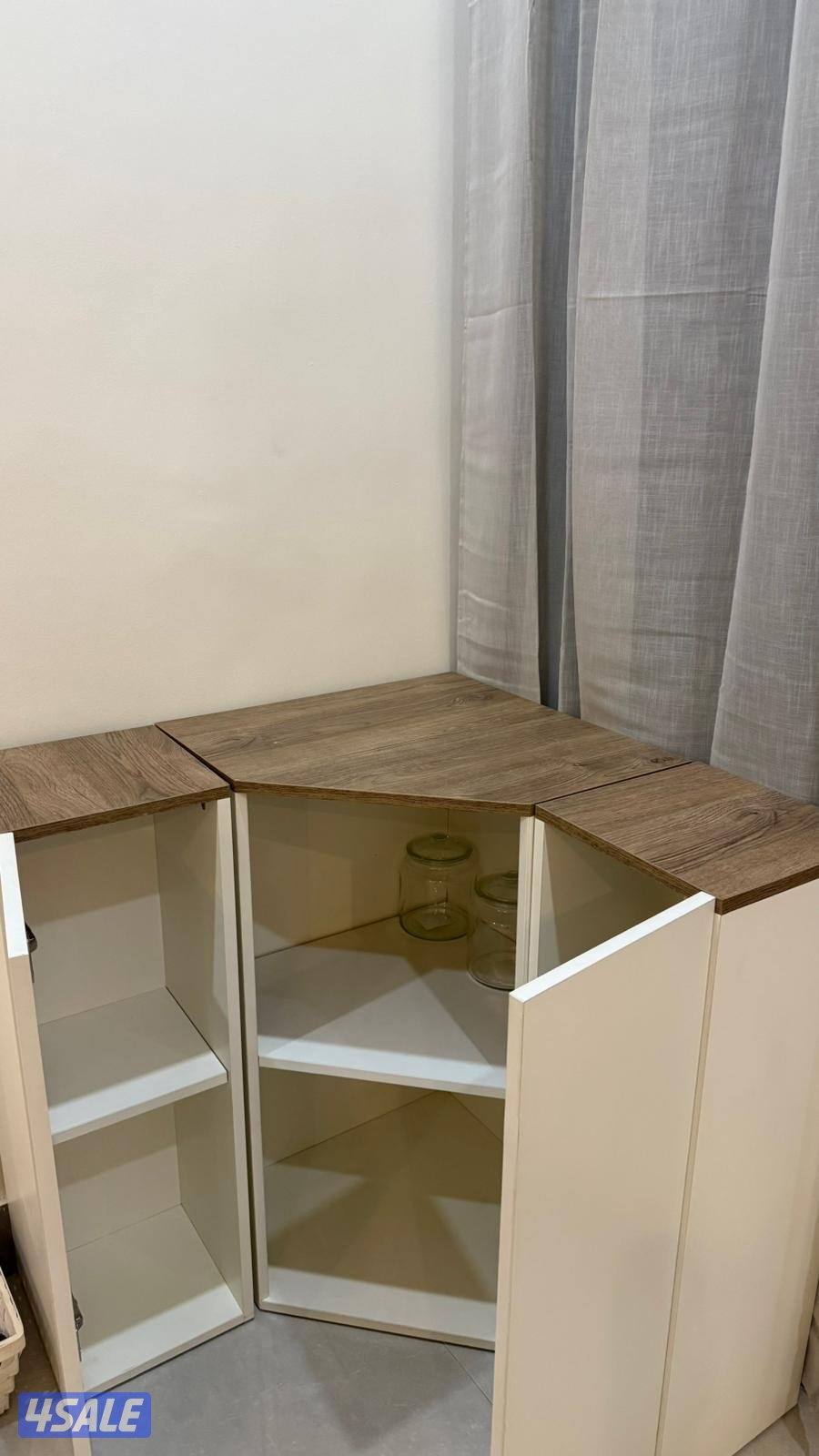 طاولة كورنر قهوة خشب ، تتكون من ثلاث قطع1