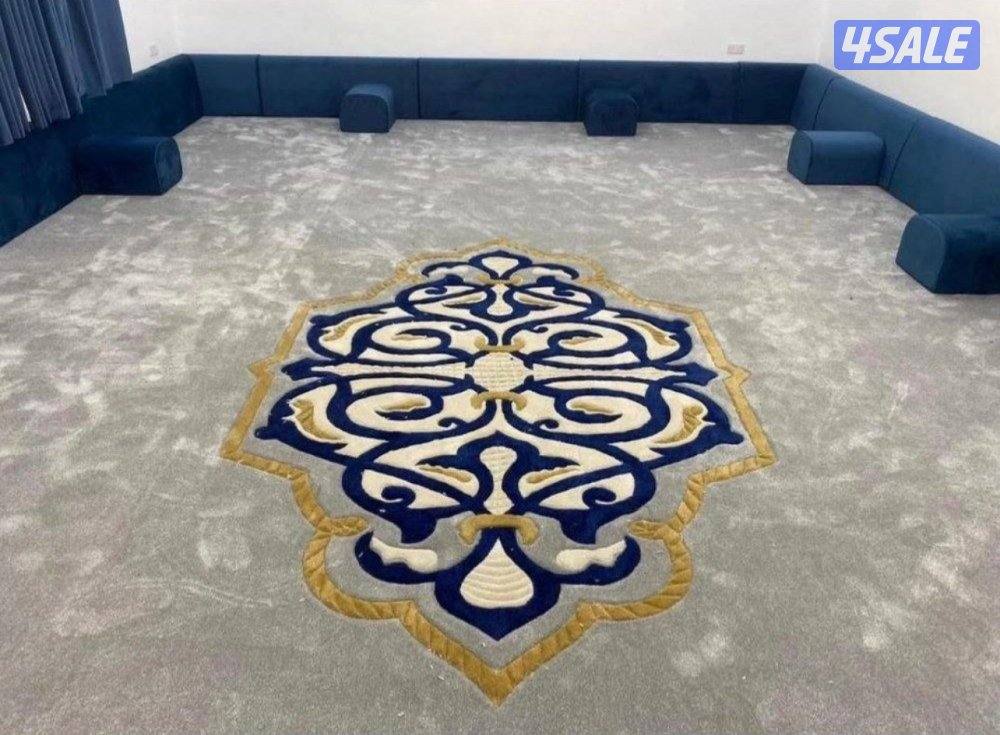 توصيل وتركيب سجاد تركي فاخر جميع الألوان والسماكات +تفصال مساند ظهر9