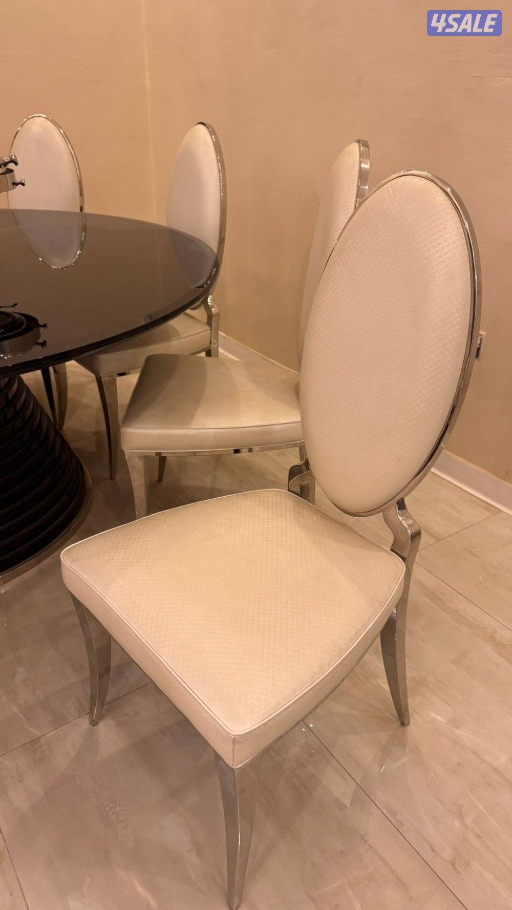 طاولة طعام فاخره قطر ١٨٠ سم ٨ كراسي1