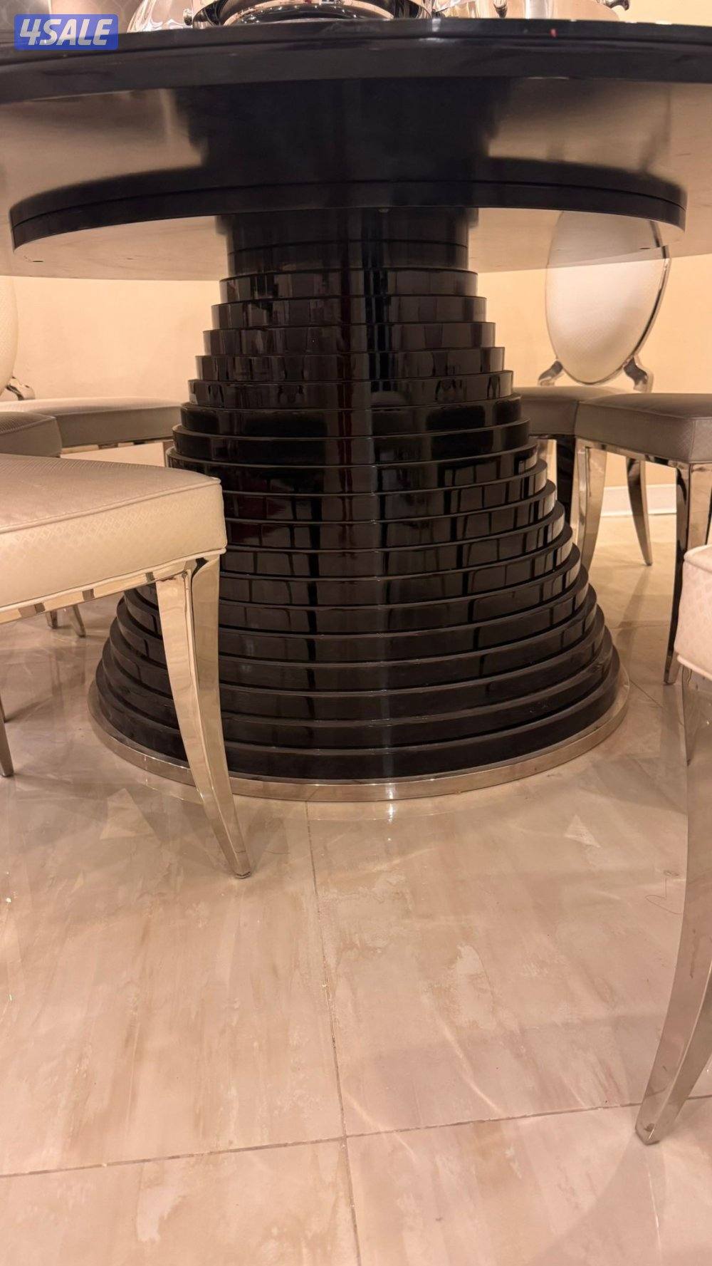 طاولة طعام فاخره قطر ١٨٠ سم ٨ كراسي2