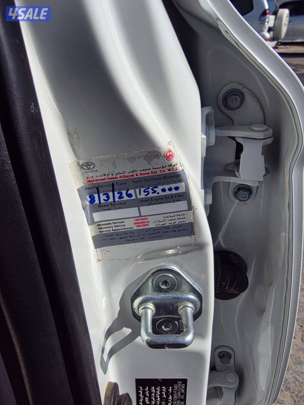 كامري 2018 ، صبغ الوكالة ماعدا قطعة ،حماية بدي وكشنات . المالك الاول2