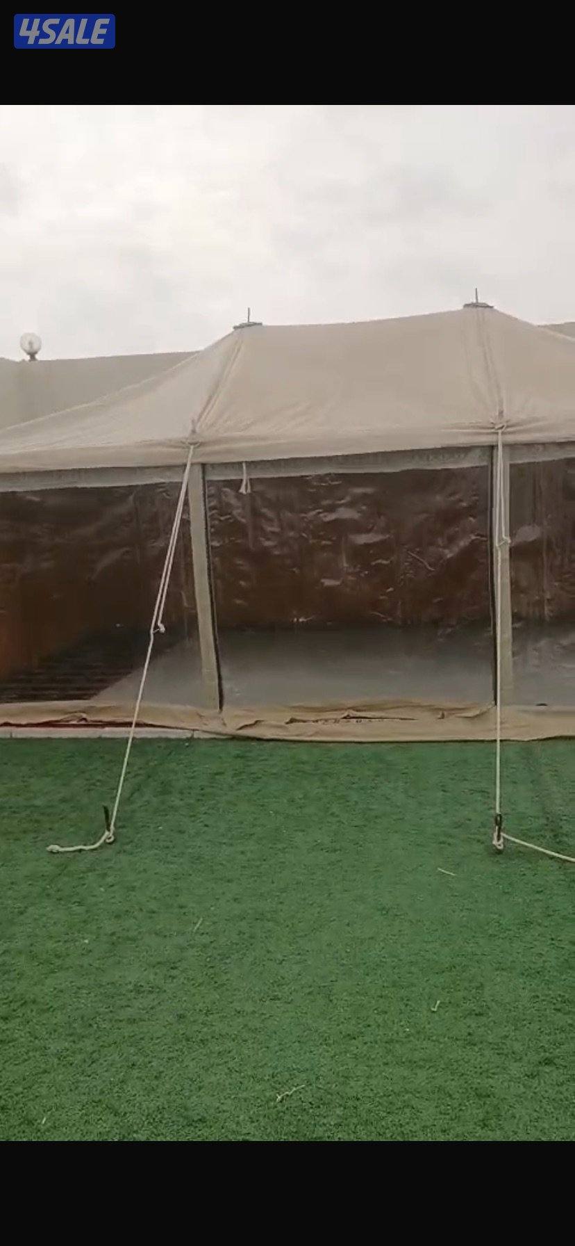 للبيع خيمه ٤/٦ استعمال موسم مع السجاد شرط بحاله نظيفه خيمه مشمعه2