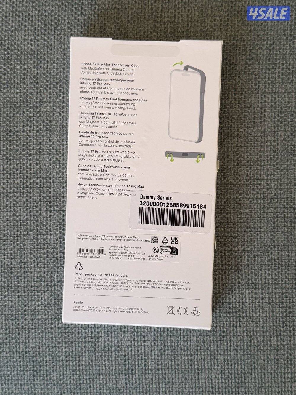 للبيع كفر ابل اصلي 17 pro max1