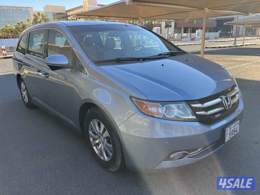 هوندا اوديسي فتحة جلد 2014عداد187 سيرفس منتظم  يحالة الوكالة1