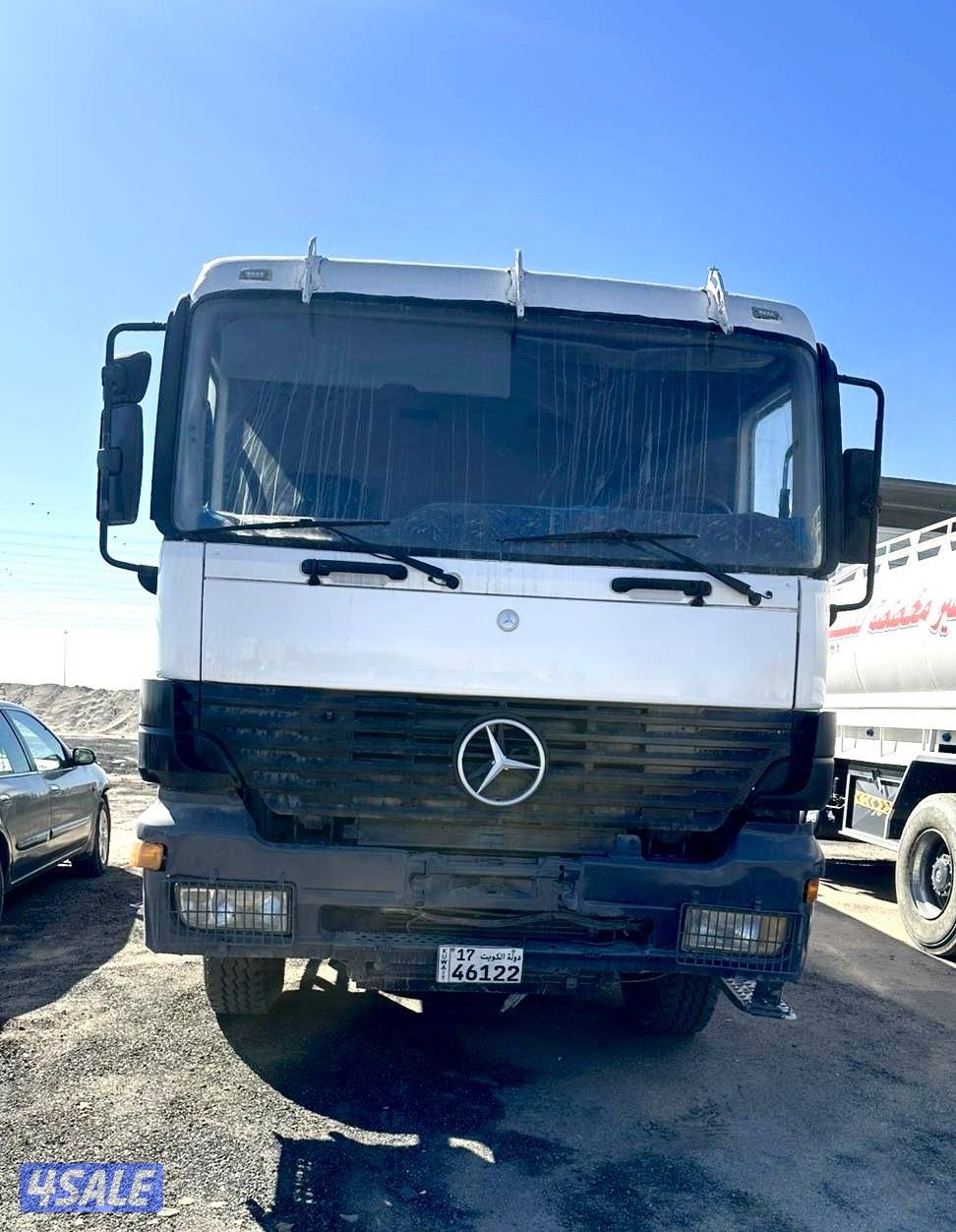 مرسيدس موديل 2002 اكترس سكس وييل حمولة 5200 جالون تانكي جديد وطرمبه2