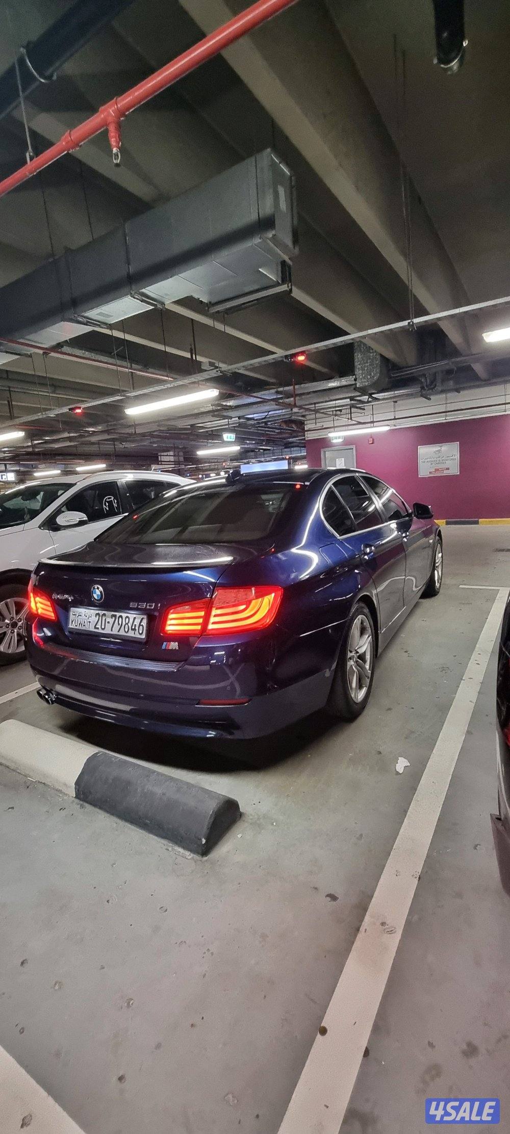 بی ام دبلیو 530i أزرق 6سلندر2