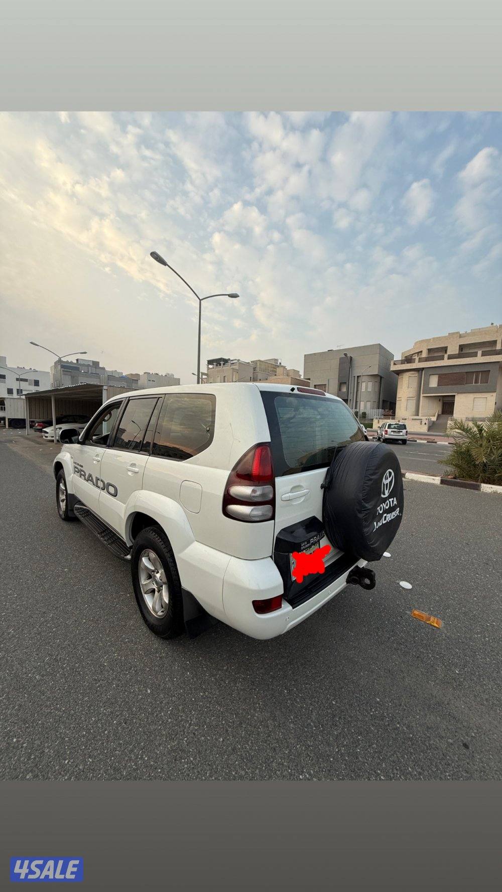 برادو 2008 ممشى 355 الف وقابل للزيادة مصبوغة صبغ كامل بدون حوادث9