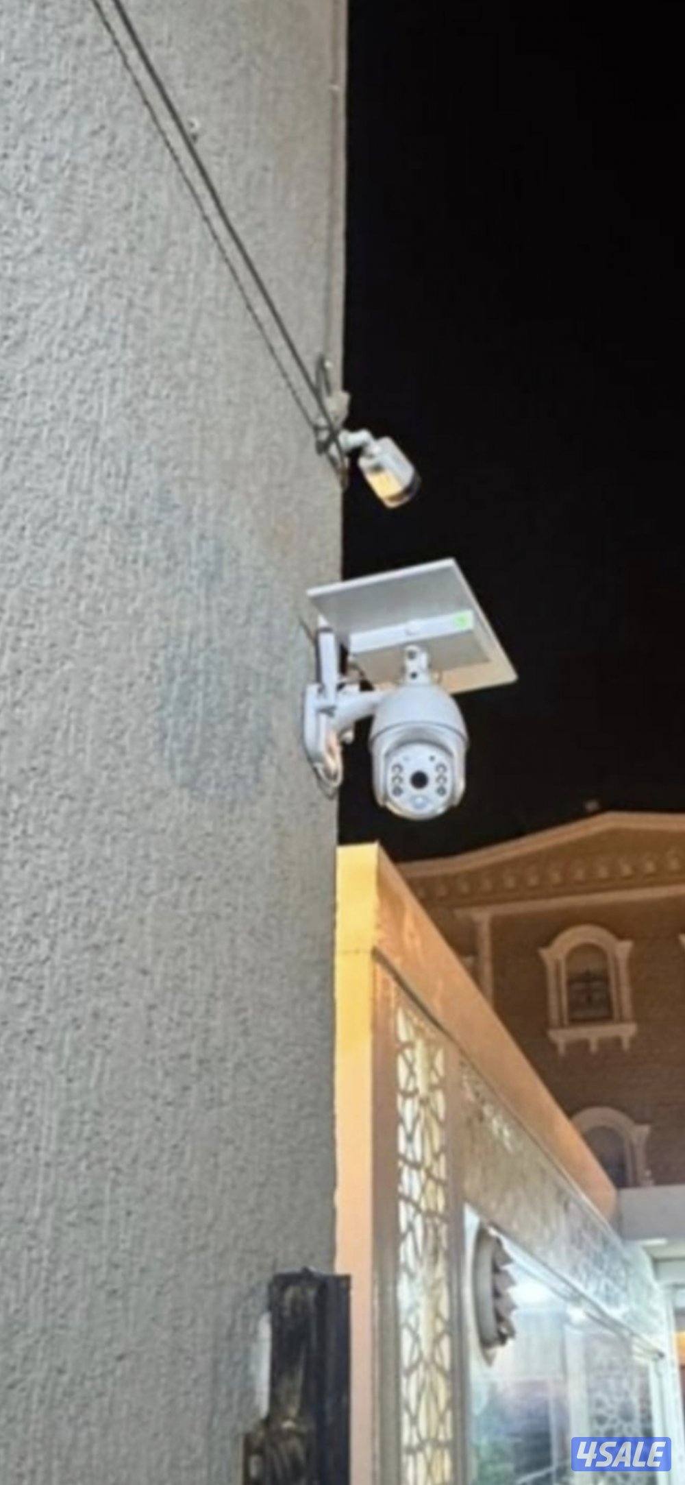 كاميرات مراقبة كاميرا طاقه شمسيه متحركه بجميع الاتجاهات صوت وصوره1