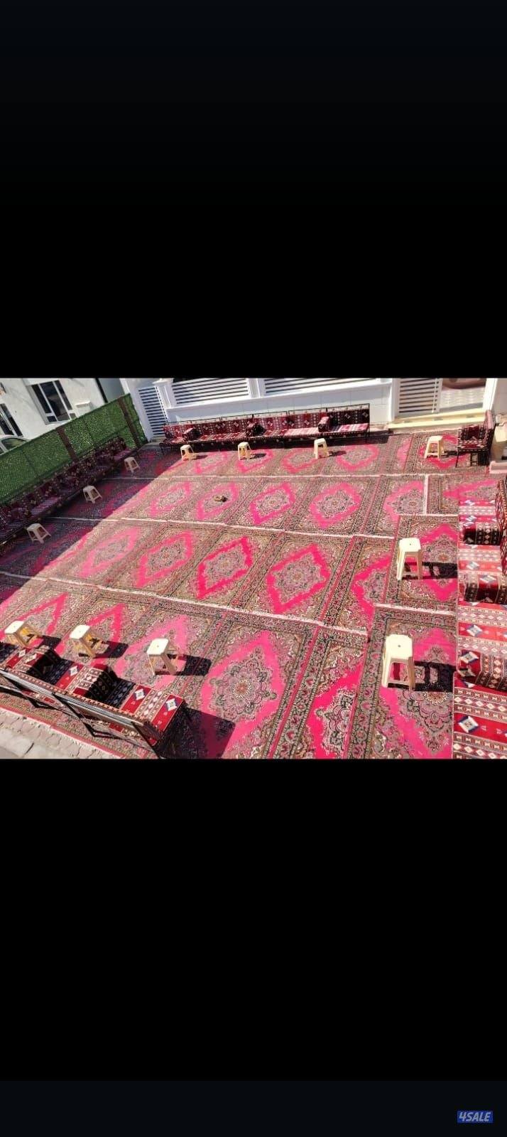 تاجير خيام دفيات تاجير كراسي وطاولات خدمه ضيافه رجالي تسكير صالات قعات8