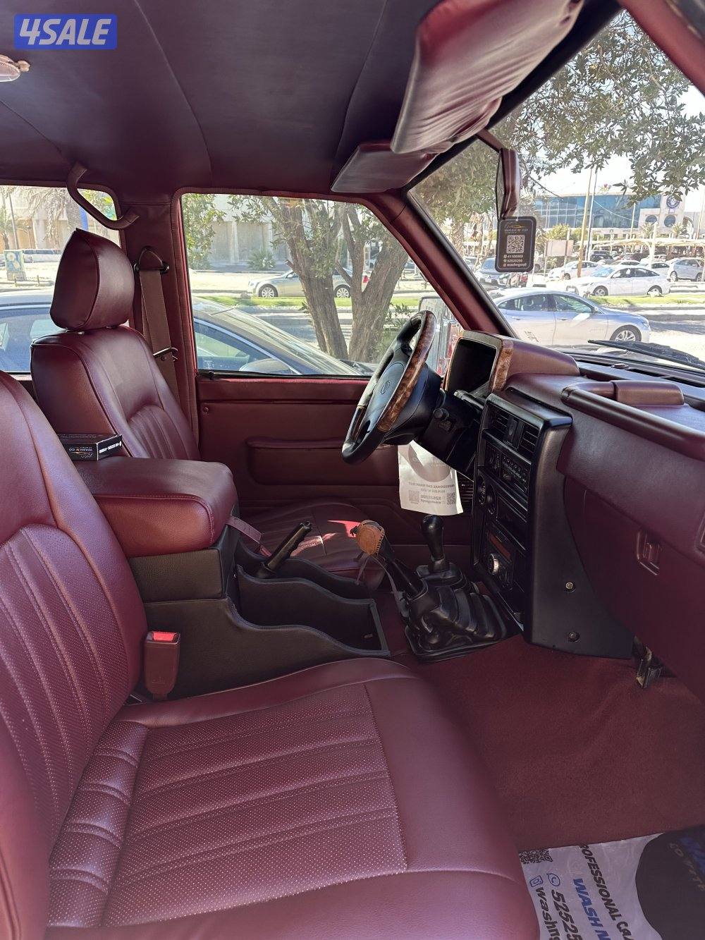 باترول 1997 عنابي فيه فتحه قنص + تانكي إضافي  الموتر نظييف..3