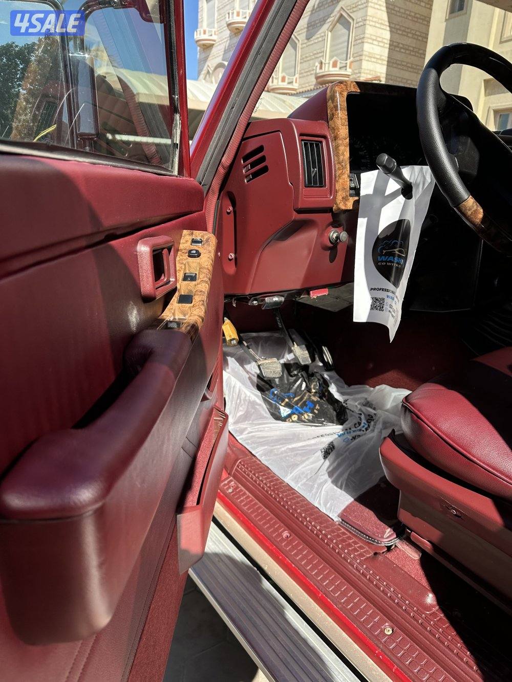 باترول 1997 عنابي فيه فتحه قنص + تانكي إضافي  الموتر نظييف..6