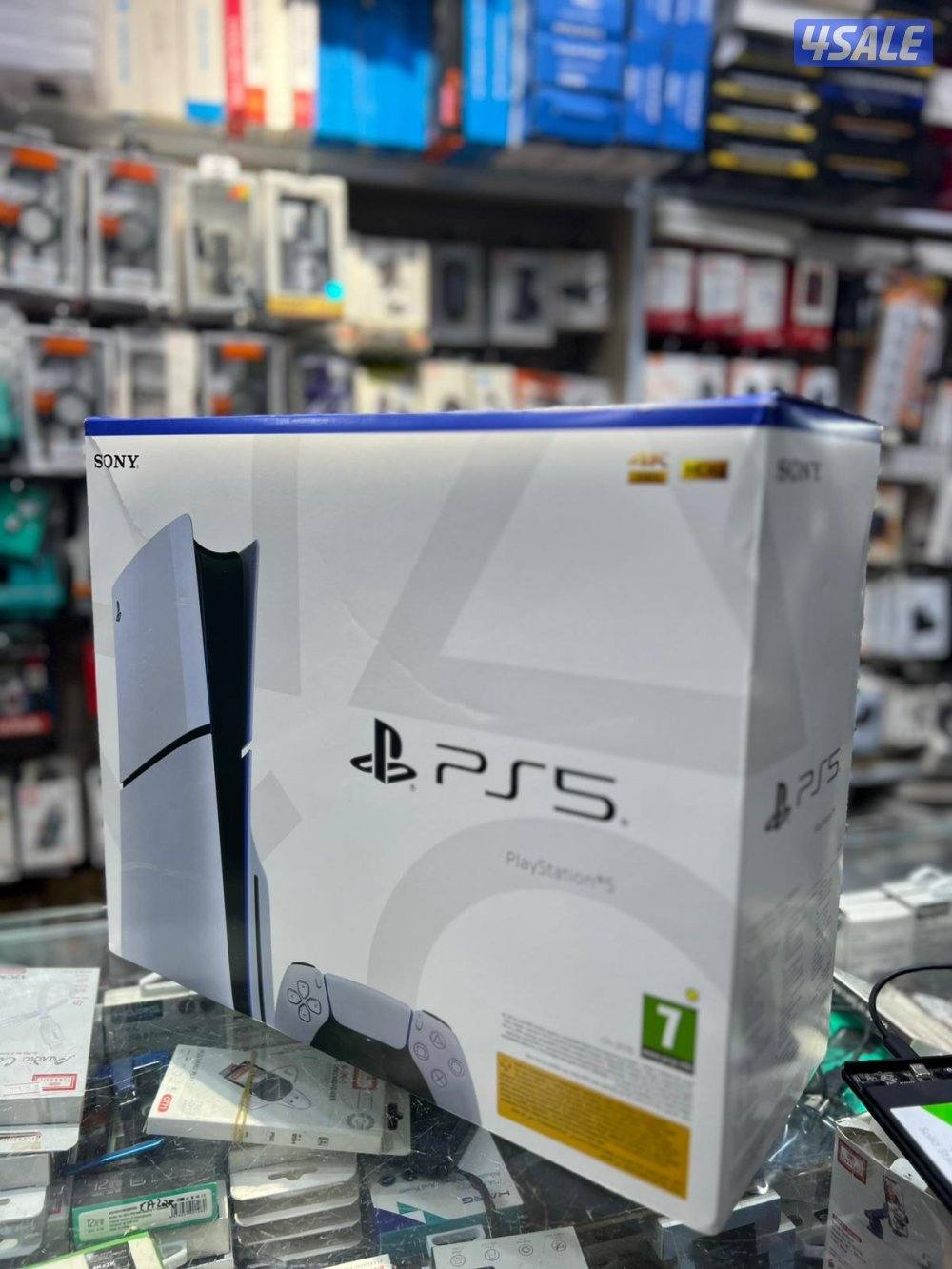 ps5 slim 1tb   used with one controller with box and cables2