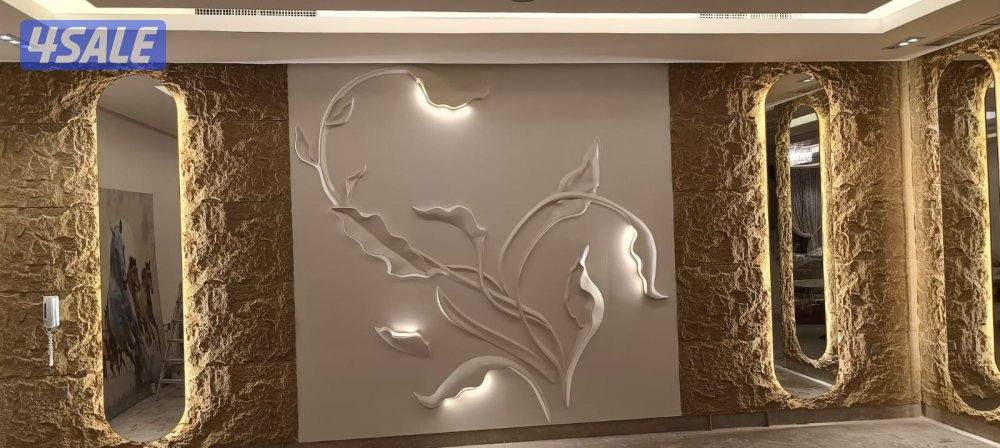 ديكورات داخلية وصبغ جدران  وصبغ ناري وباركية وتركيب جبس1