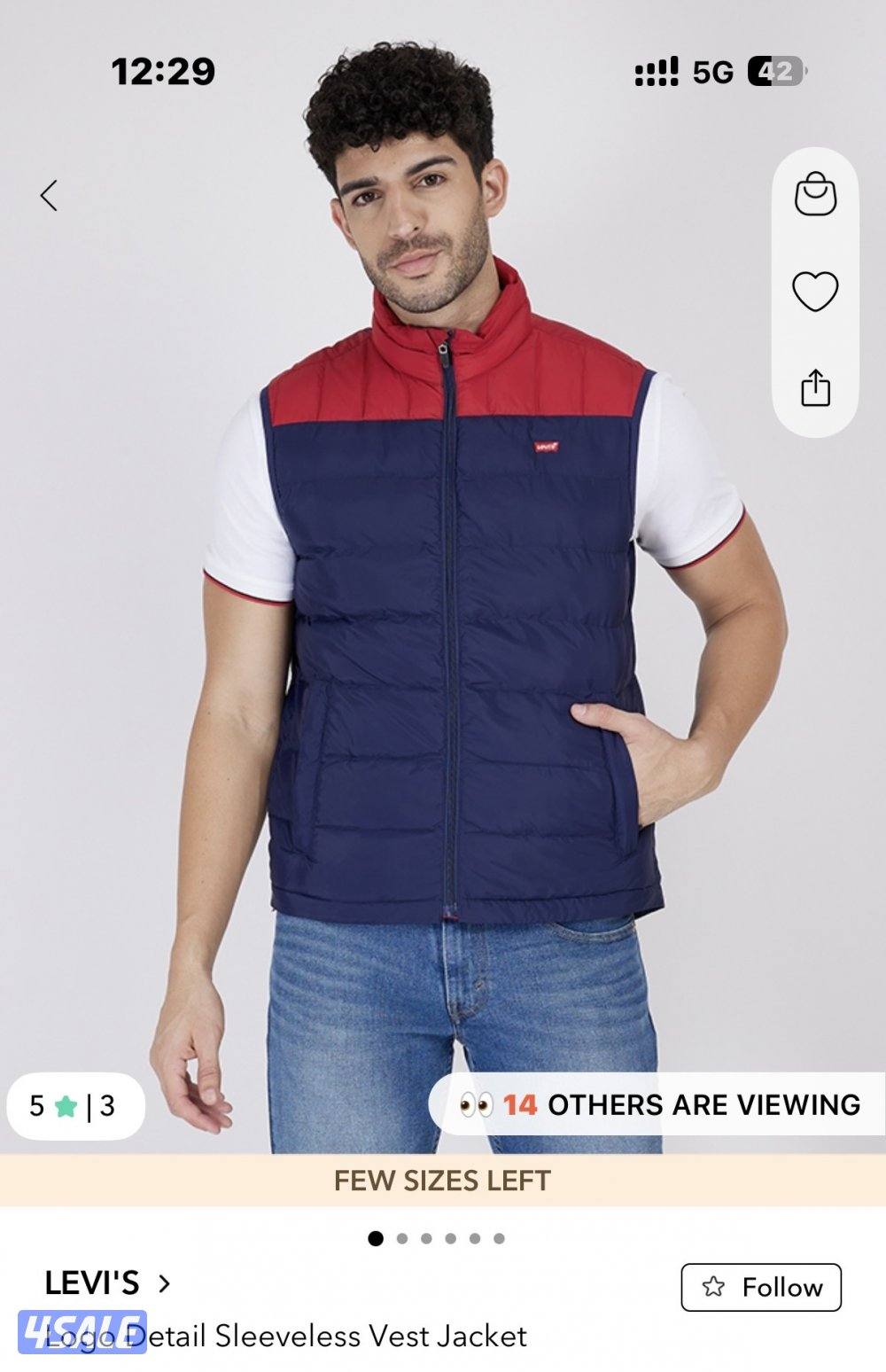 Levi’s Vest (S)& The north face shoes (41) - original5
