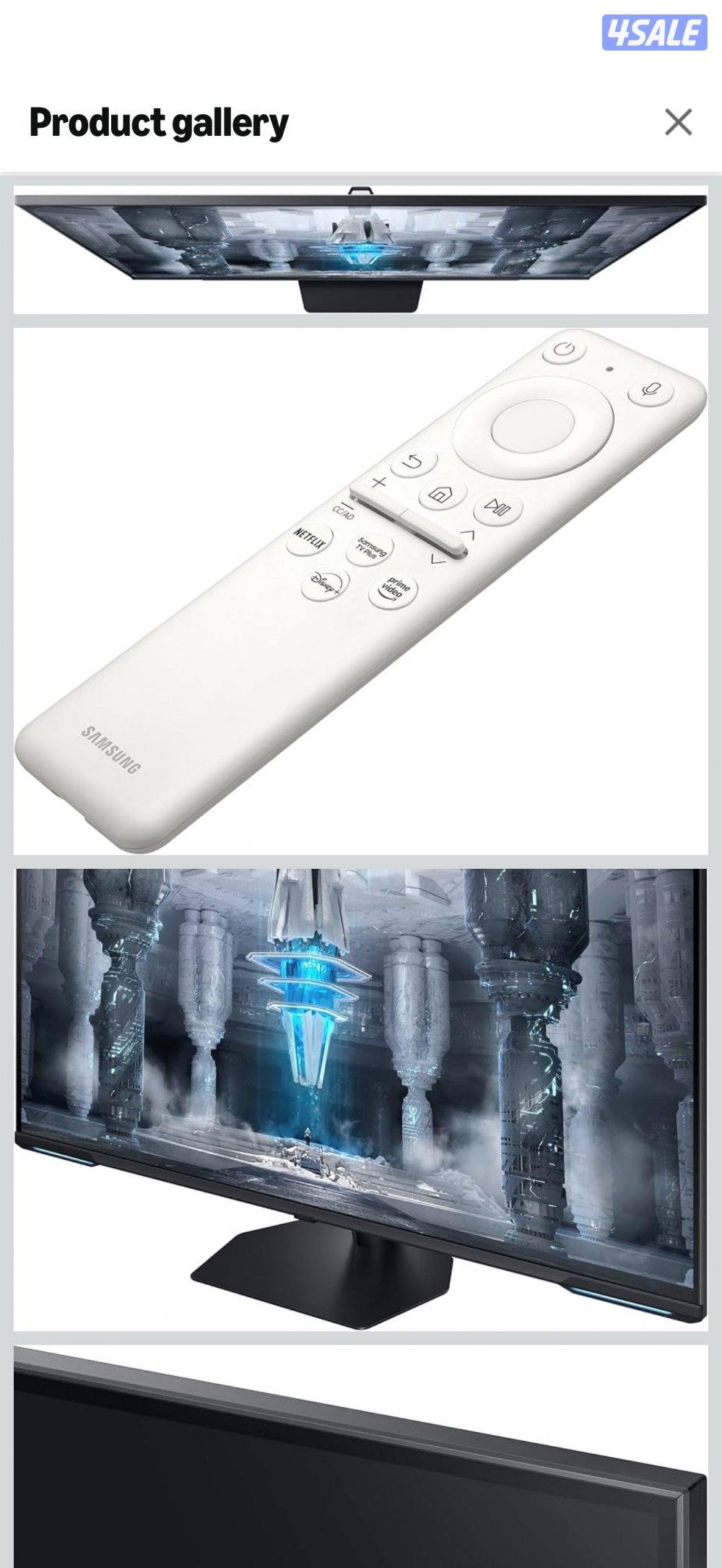 شاشة العاب سامسونج أوديسي 43 بوصه نيوكلد 144 هرتز5