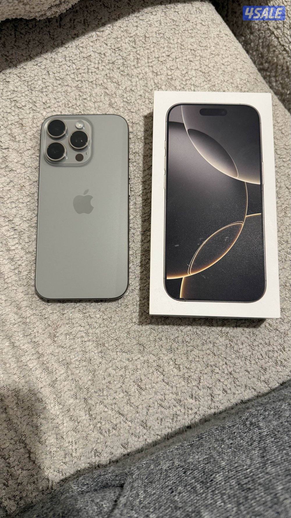 ايفون 16 برو 256 كالجديد بطاريه 97 %1