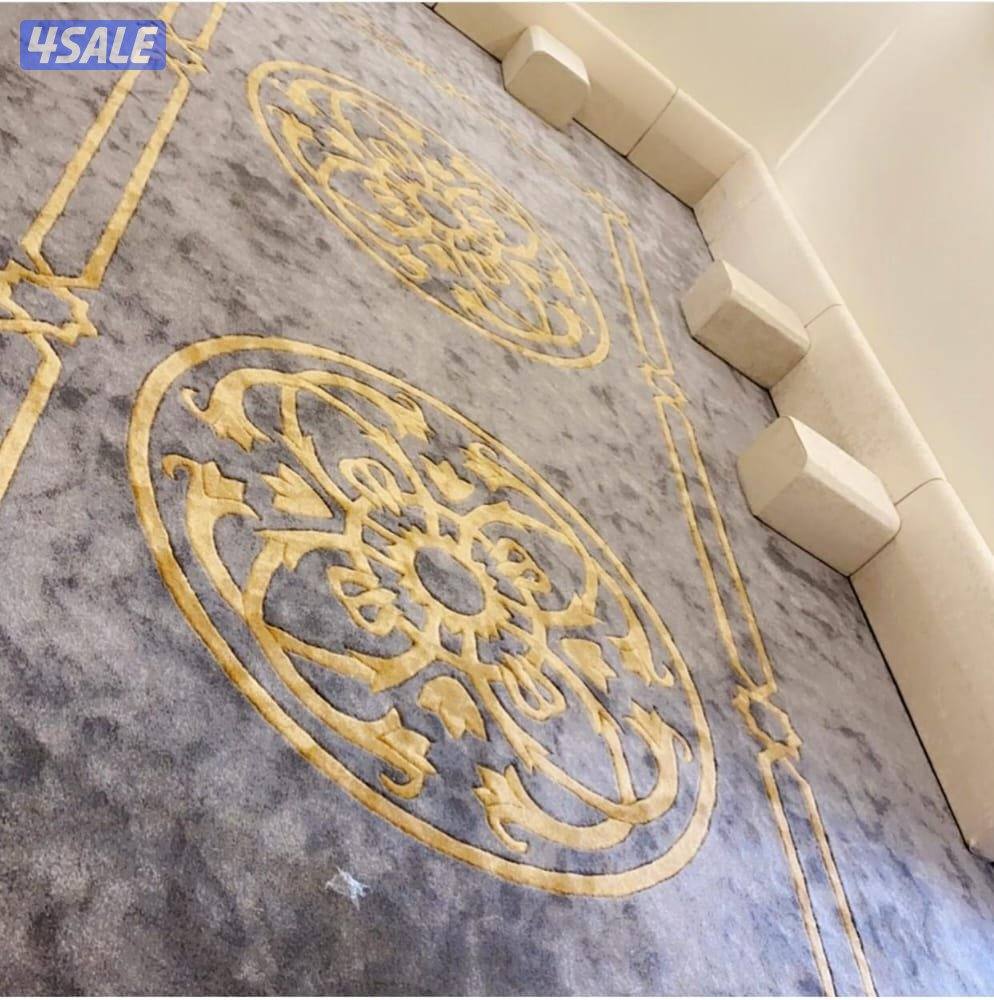 سجاد مساعد بغلي وسعودي نقشات حفر يدوي حسب الطلب باركيه بلاستيك ثيل صن13