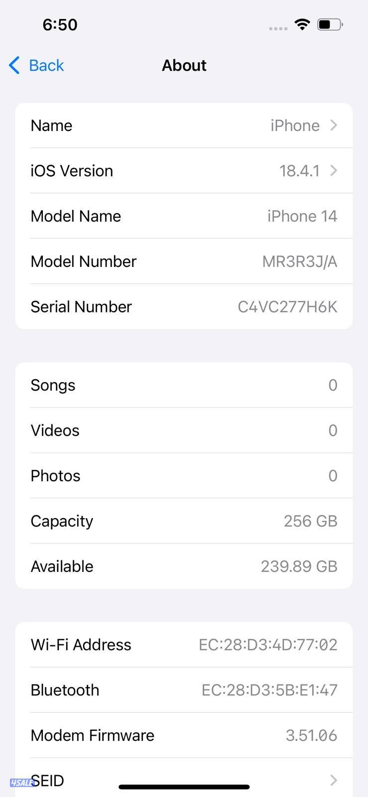 ايفون 14 أصفر iPhone 14 256GB Yellow11