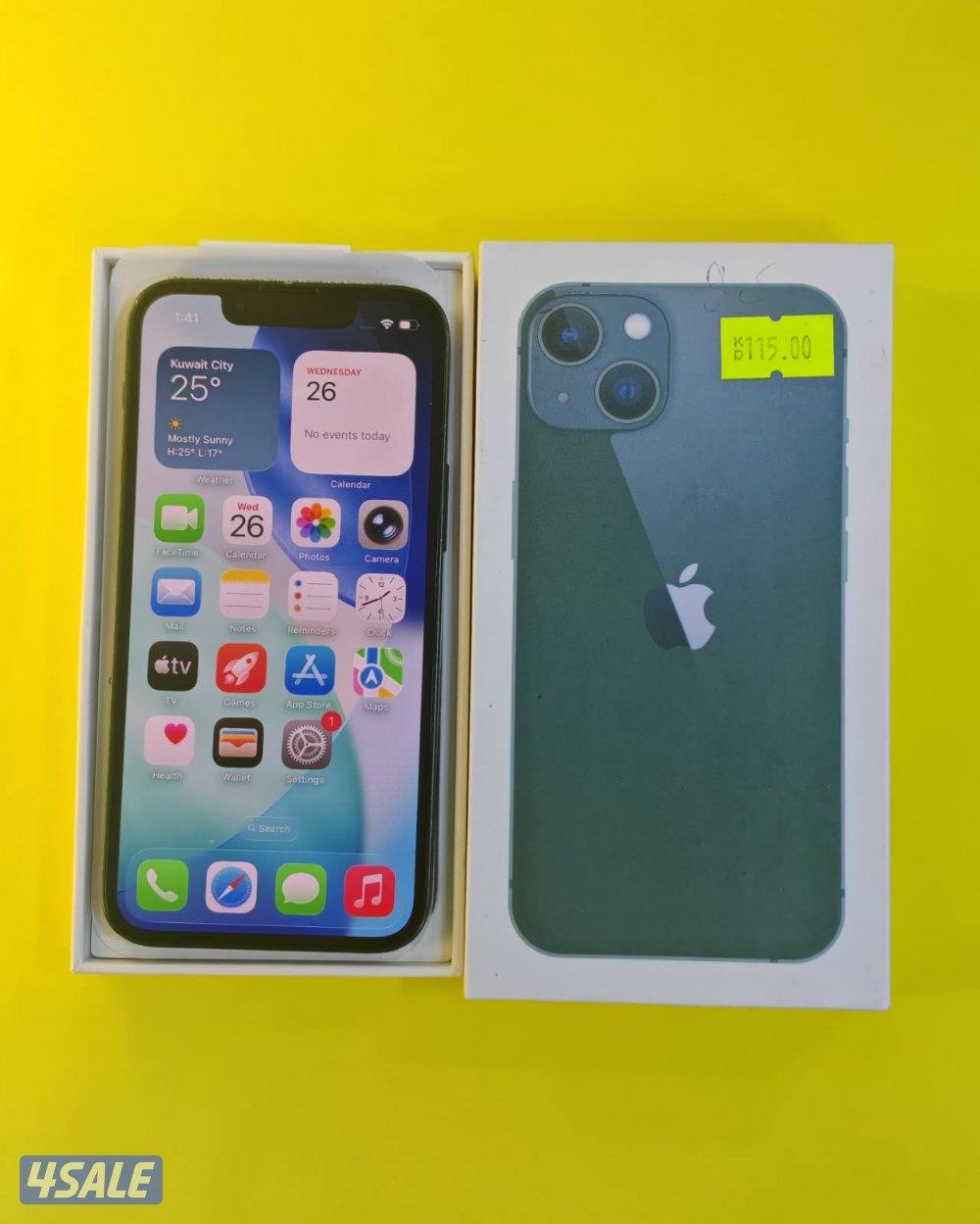 ايفون 13 ميني أخضر iPhone 13 Mini 256GB Green8