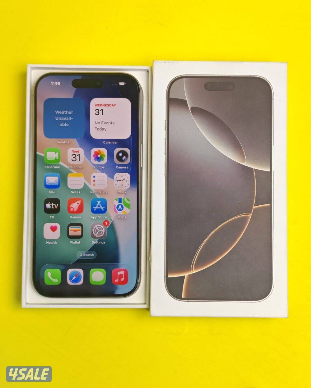 ايفون 16 برو تيتانيوم طبيعي iPhone 16 Pro 512GB Natural Titanium8
