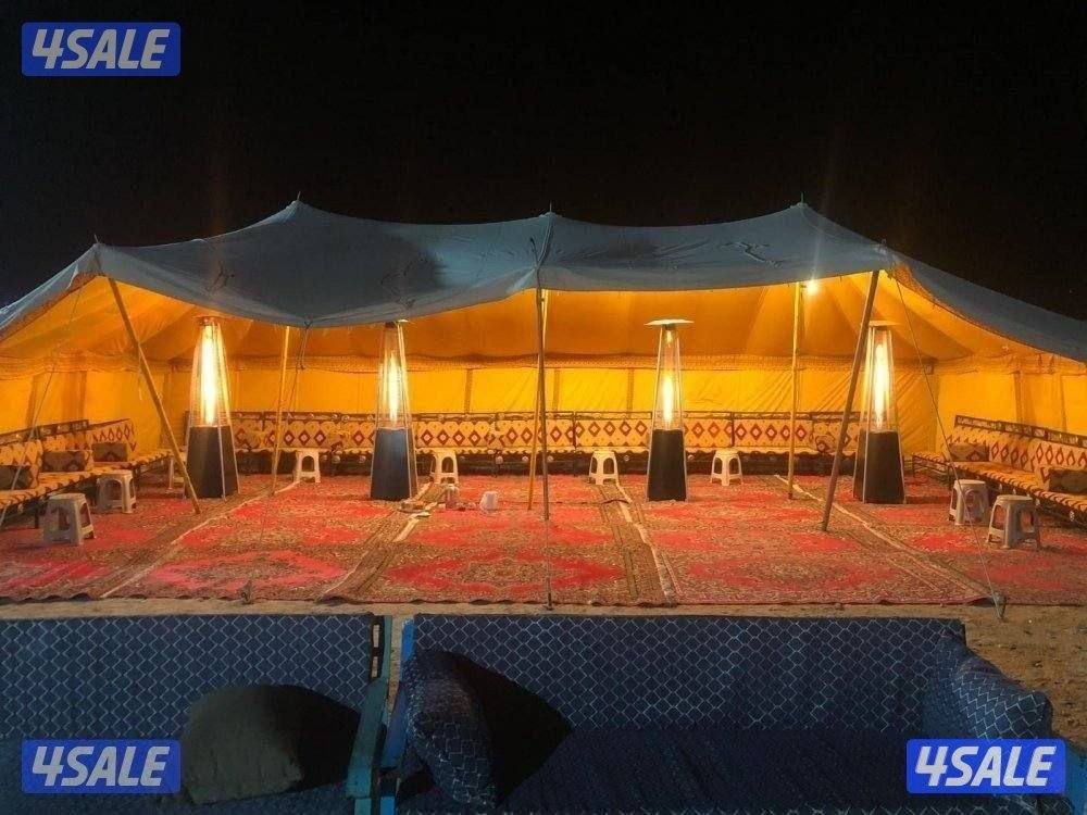 تأجير خيمه دفايات بيت شعر وكراسي وطاولات كنفات0