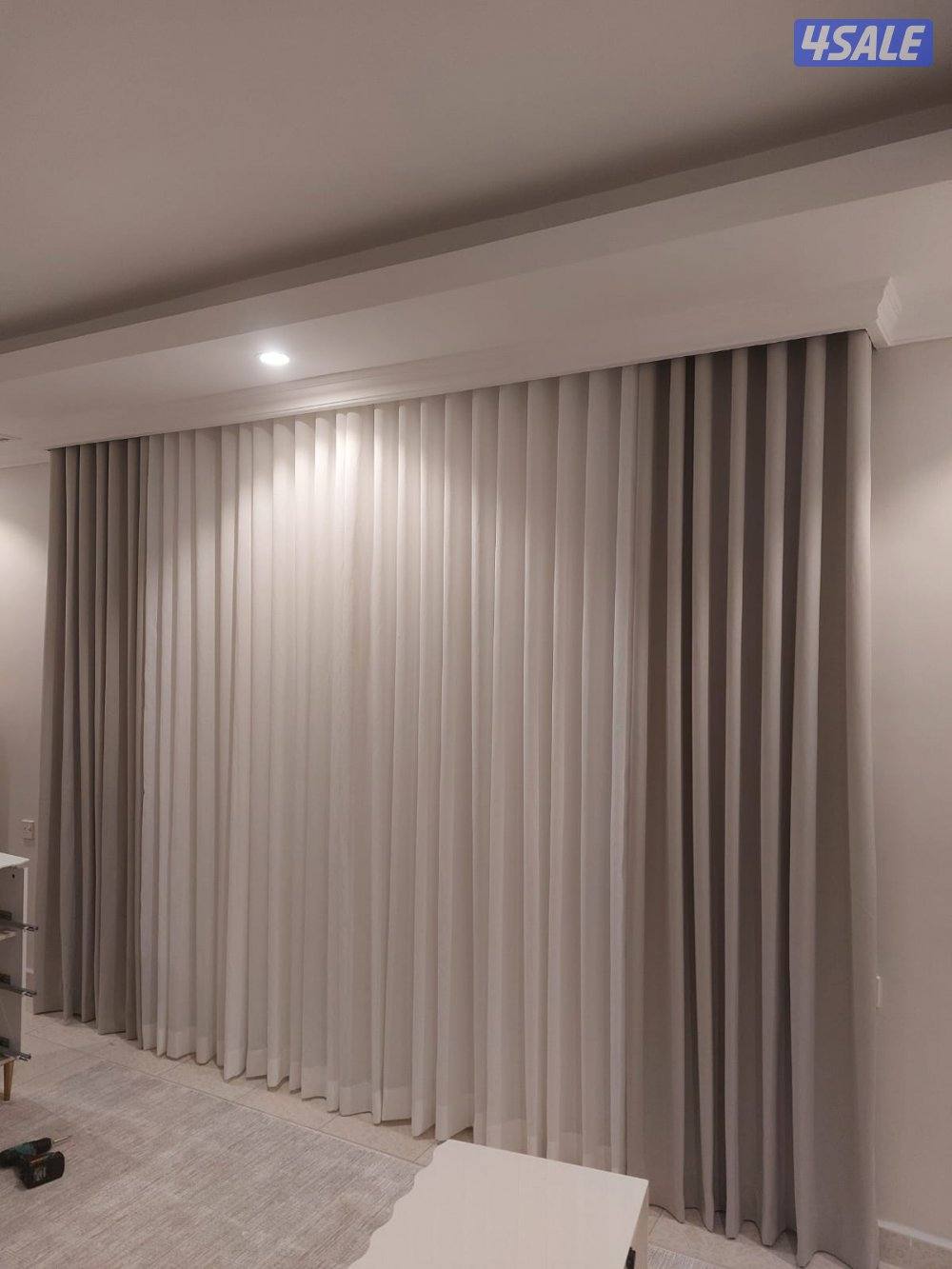 تفصال جميع الستاير الهبة الجديدة الويفي ورول عازل للشمس وتركيبها0