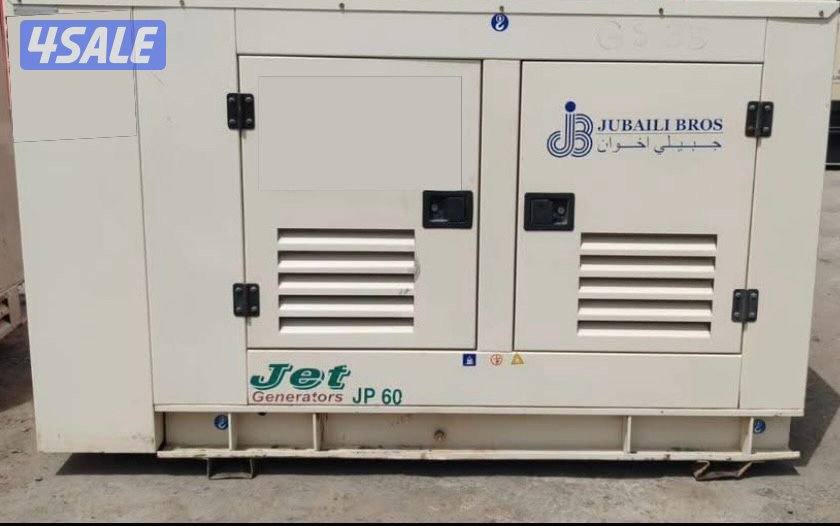 مولدة كهرباء جبيلي JET JP60 48 KVA  للبيع استعمال نظيف من المالك مباشر0