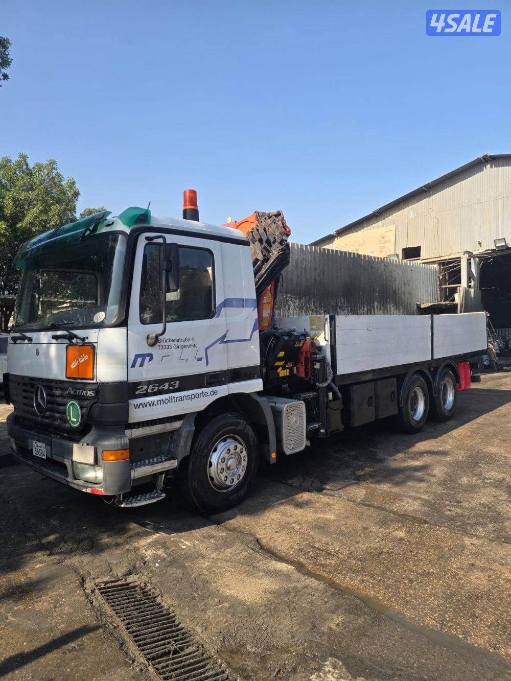 مرسيدس اكتروس2643 mp2 موديل2002 شرط الفحص1