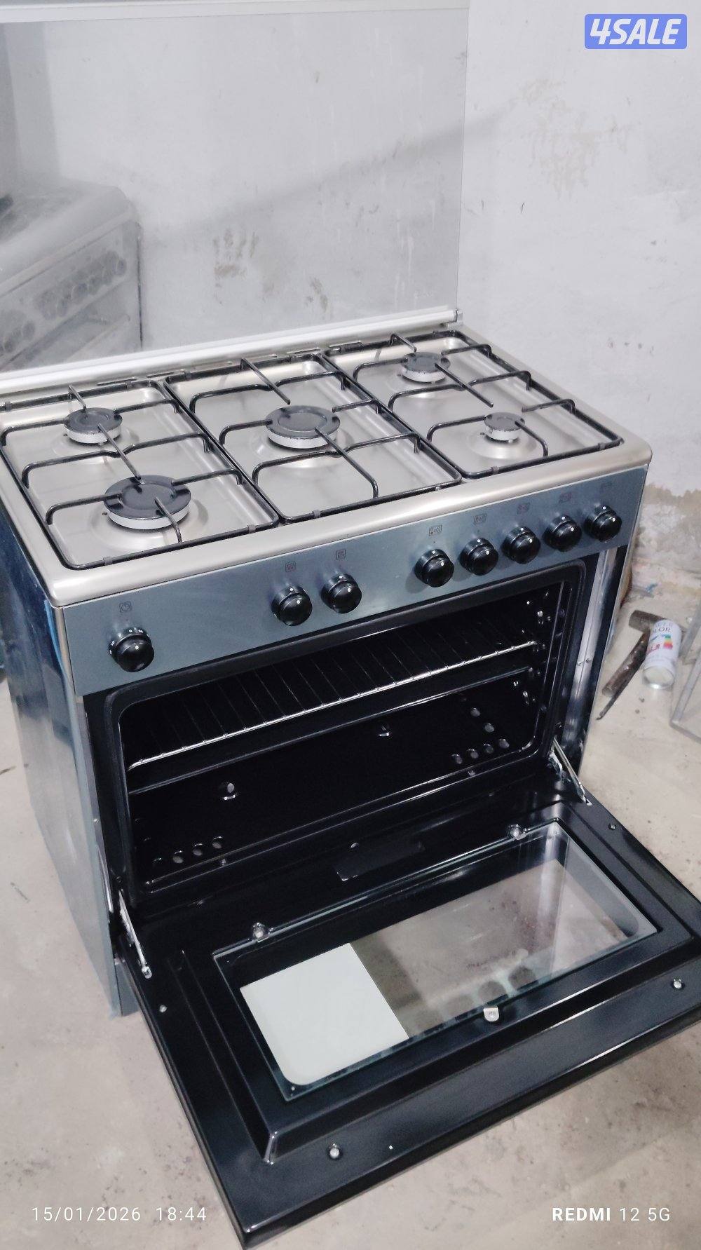 نبيع طباخ 5 شعله بحاله ممتازه مقاس 50 في 80 شبه جديد بحاله ممتازه5