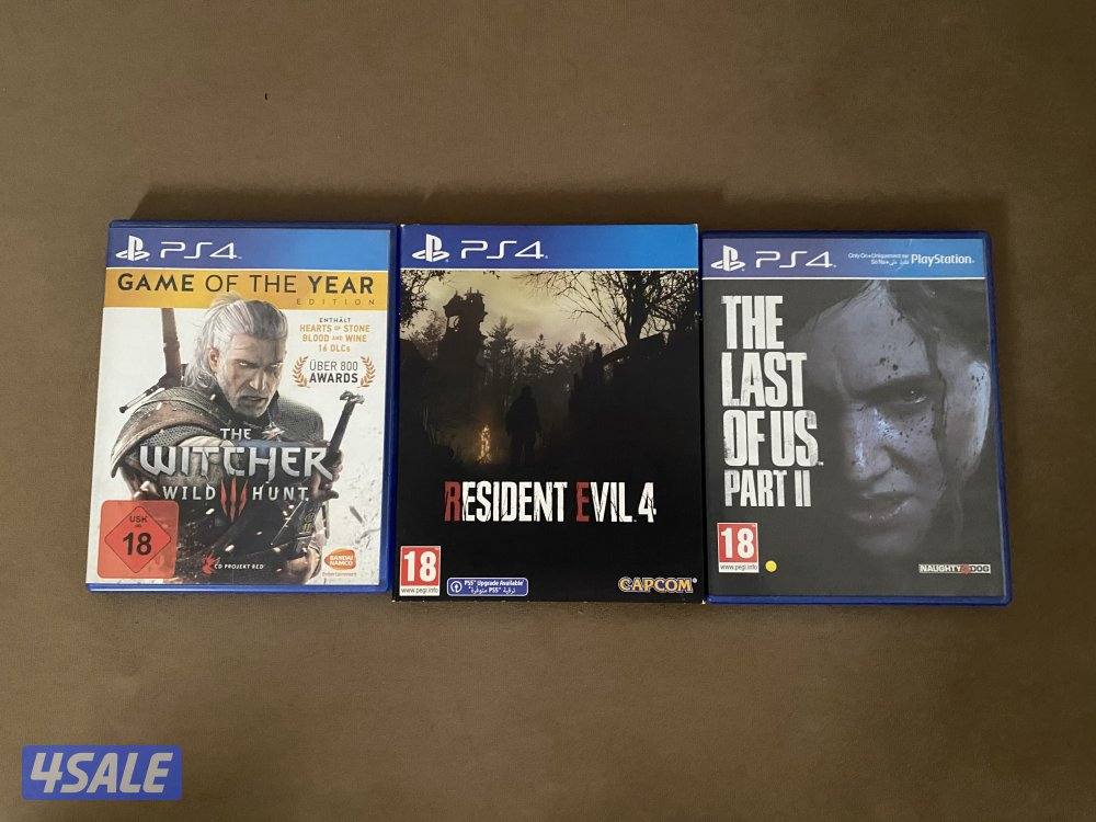 للبيع العاب بلايستيشن 4 / تواصل واتساب فقط Forsale PS4 games1