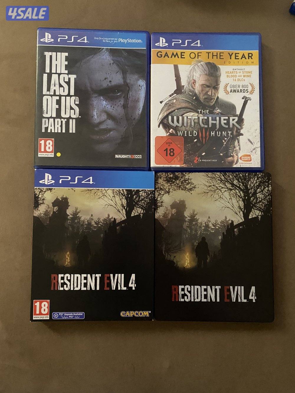 للبيع العاب بلايستيشن 4 / تواصل واتساب فقط Forsale PS4 games2