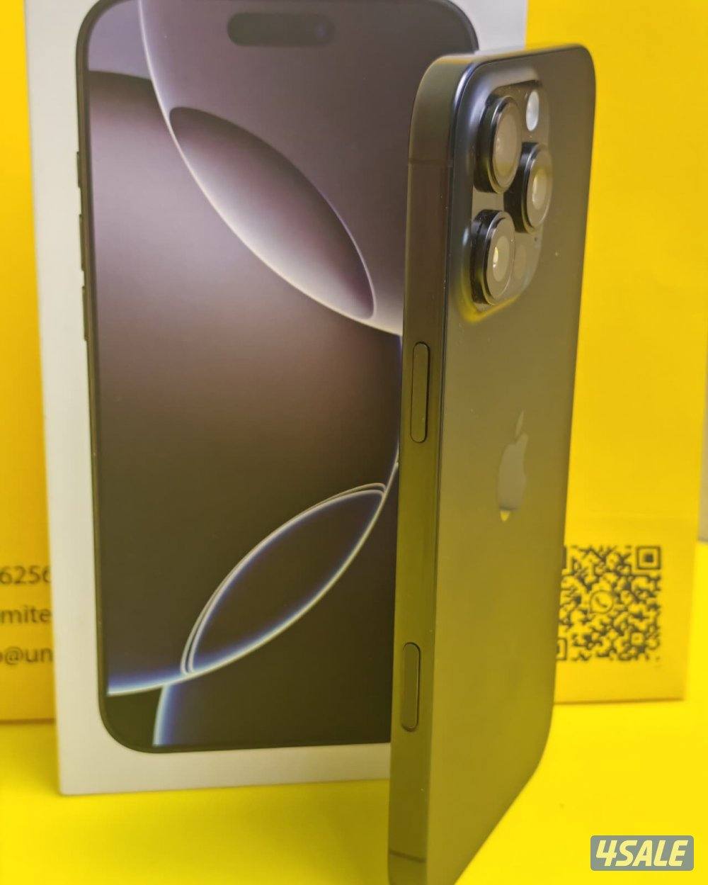 ايفون 16 برو ماكس تيتانيوم أسود iPhone 16 Pro Max 512GB Black Titanium3